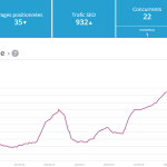 Aperçu "seo benchmark" de jeromeweb.net sur insight yooda